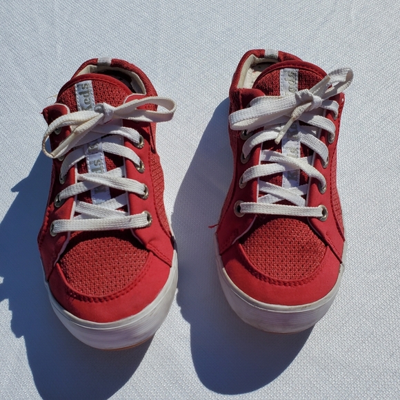 Keds red lace up mule tennis shoes size 7.5 (seven and a half) - Picture 7 of 16